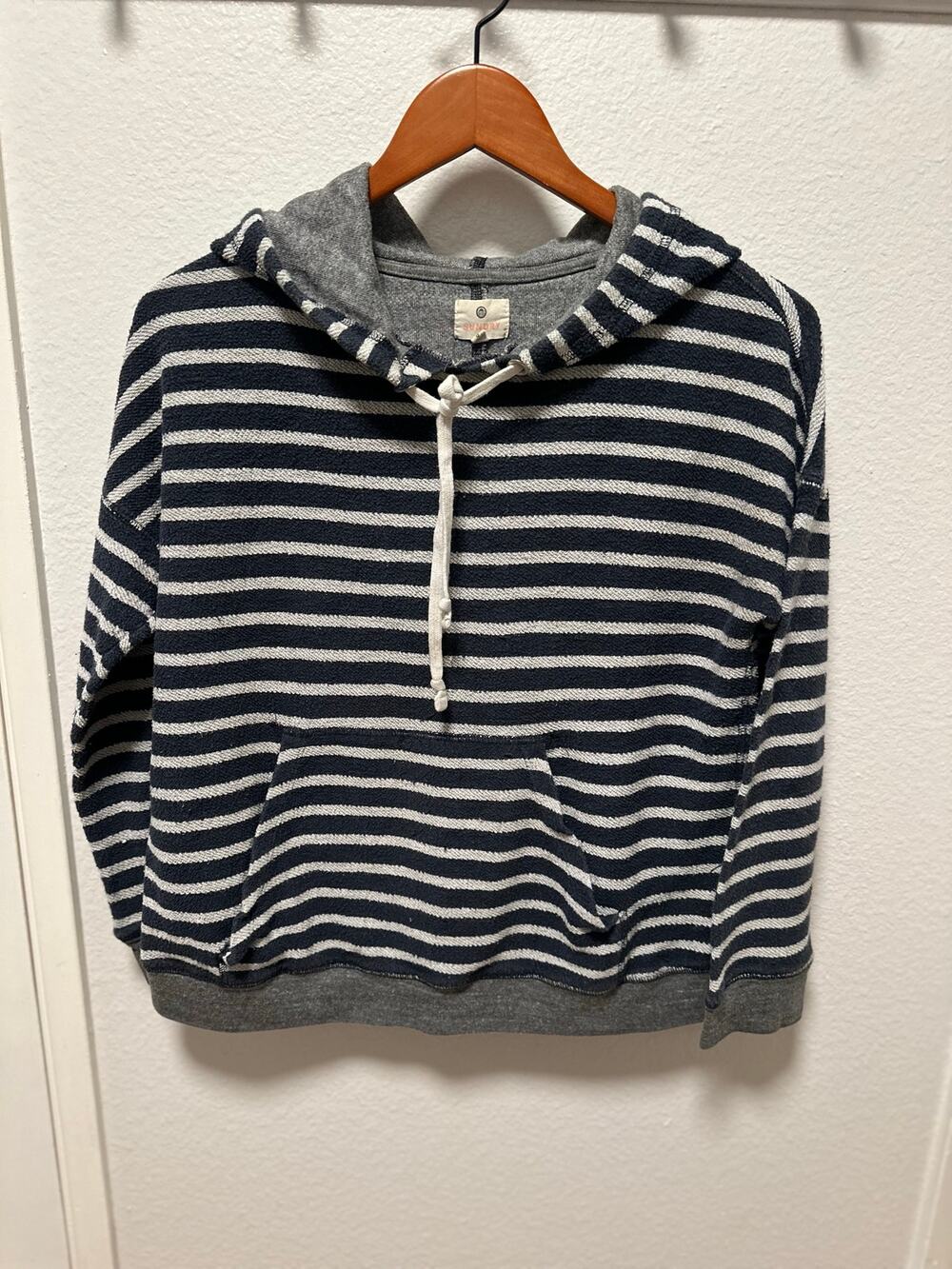Sundry Anthro Pullover Striped Sweater, Size O